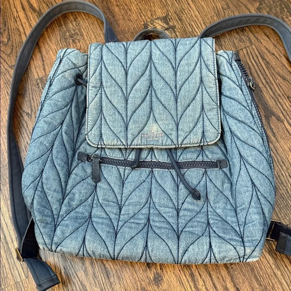 Kate Spade | Ellie Denim Large Flap Backpack
